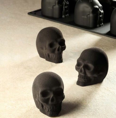 Pavoni Pavoflex  Skull  Professional Silicon Mould  by  Fabrizio Fiorani- 400mm x 300mm